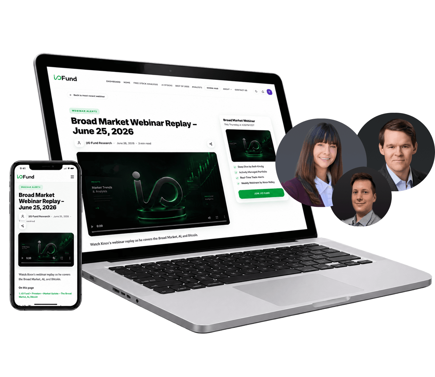 I/O Fund research on desktop and mobile